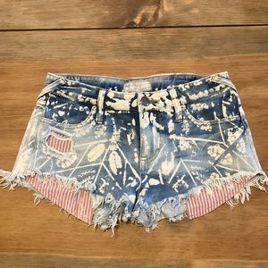 Free People Jean shorts